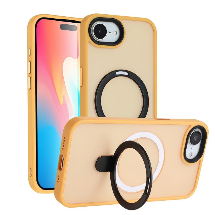 Skin-feel MagSafe Holder PC Hybrid TPU Phone Case