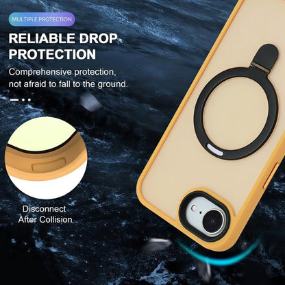 Skin-feel MagSafe Holder PC Hybrid TPU Phone Case