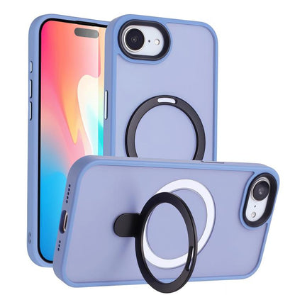 Skin-feel MagSafe Holder PC Hybrid TPU Phone Case