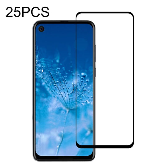 25 PCS Full Glue Full Screen Tempered Glass Film, For Motorola Moto P40 Power, For Motorola Moto E7, For Motorola Moto G Fast, For Motorola Moto G9 Plus, For Motorola Moto P50, For Motorola Moto E6, For Motorola Moto E6 Plus