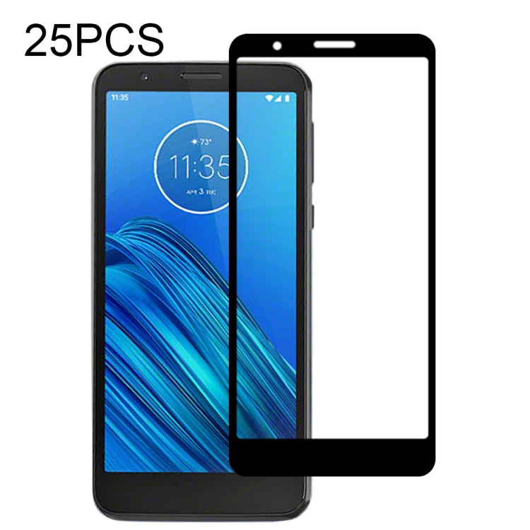 25 PCS Full Glue Full Screen Tempered Glass Film