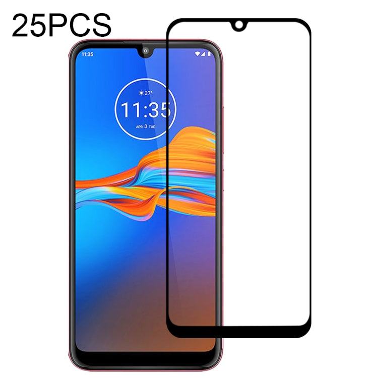 25 PCS Full Glue Full Screen Tempered Glass Film, For Motorola Moto P40 Power, For Motorola Moto E7, For Motorola Moto G Fast, For Motorola Moto G9 Plus, For Motorola Moto P50, For Motorola Moto E6, For Motorola Moto E6 Plus����������������������������...