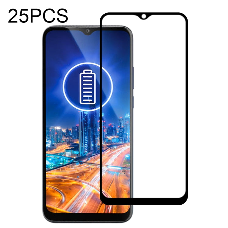 25 PCS Full Glue Full Screen Tempered Glass Film