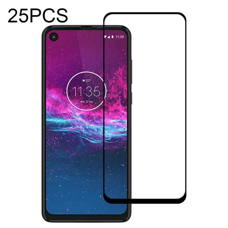 25 PCS Full Glue Full Screen Tempered Glass Film