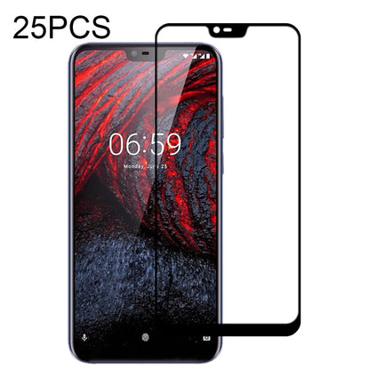 25 PCS Full Glue Full Screen Tempered Glass Film