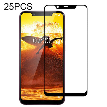 25 PCS Full Glue Full Screen Tempered Glass Film