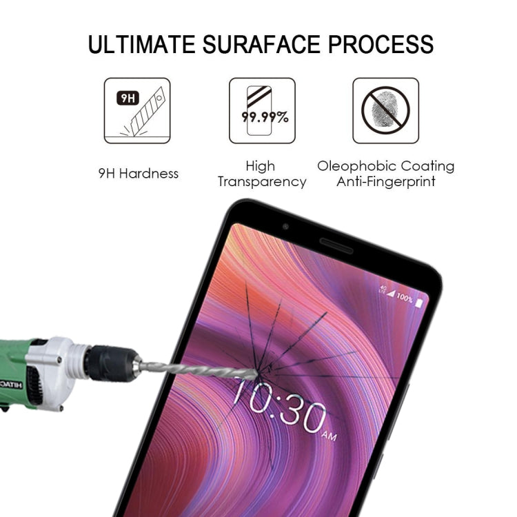 25 PCS Full Glue Full Screen Tempered Glass Film, For Alcatel 3V (2019), For Asus Rog Phone 3