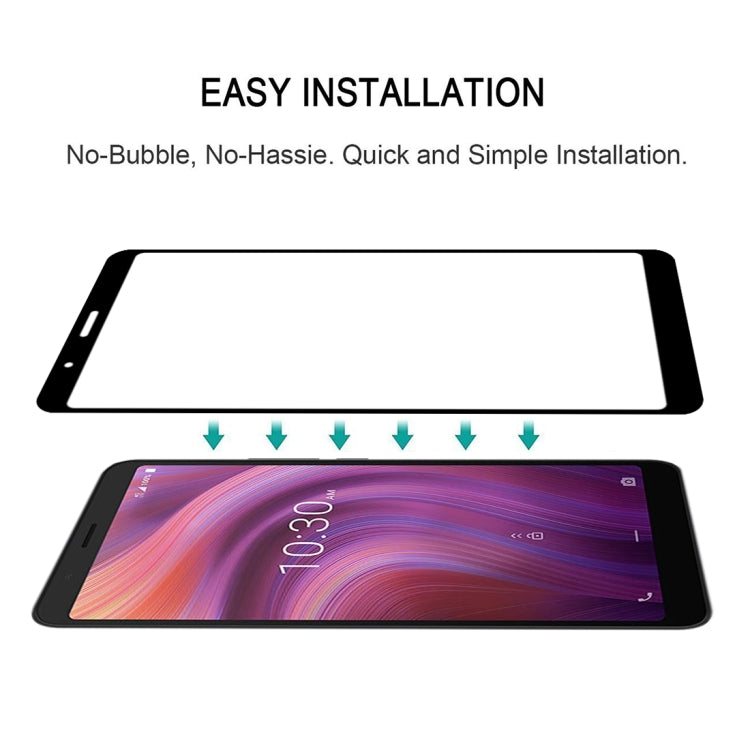 25 PCS Full Glue Full Screen Tempered Glass Film, For Alcatel 3V (2019), For Asus Rog Phone 3