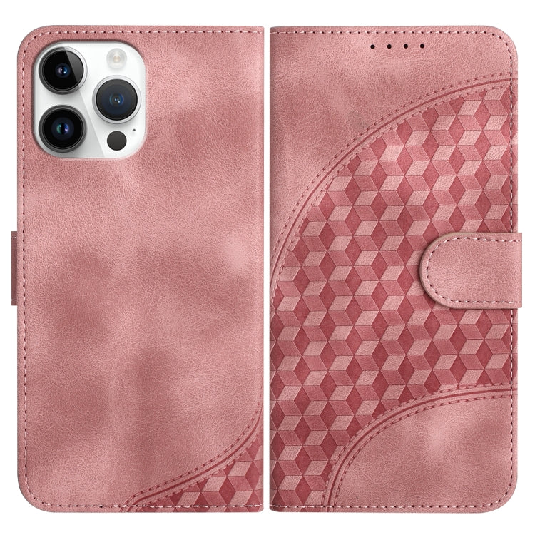 YX0060 Elephant Head Embossed Phone Leather Case with Lanyard, For iPhone 13 Pro Max, For iPhone 13 Pro, For iPhone 13