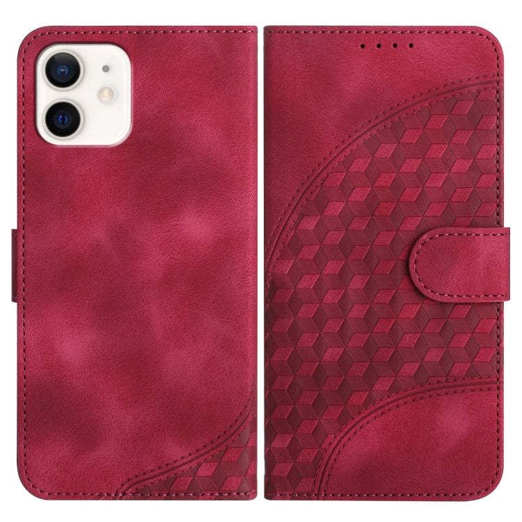 YX0060 Elephant Head Embossed Phone Leather Case with Lanyard, For iPhone 12 mini, For iPhone 11 Pro Max, For iPhone 11