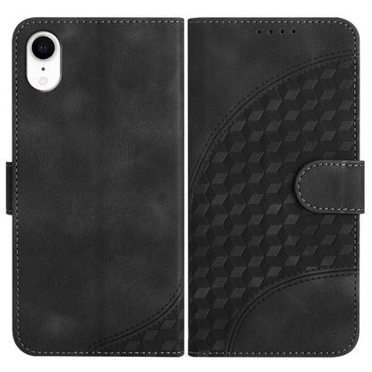 YX0060 Elephant Head Embossed Phone Leather Case with Lanyard, For iPhone 11 Pro, For iPhone XS / X, For iPhone XR