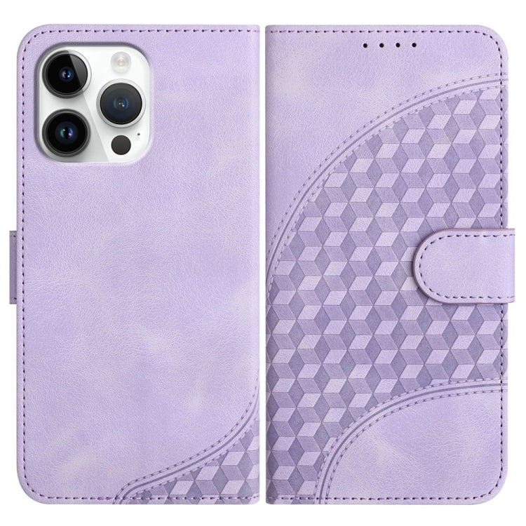 YX0060 Elephant Head Embossed Phone Leather Case with Lanyard, For iPhone 17, For iPhone Air, For iPhone 16 Pro Max