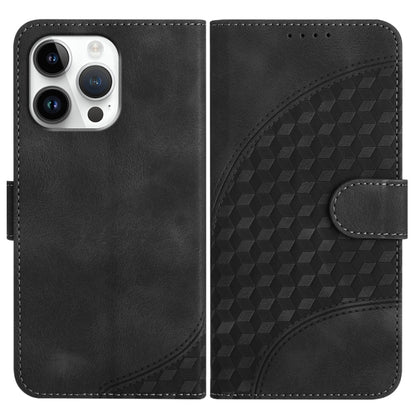YX0060 Elephant Head Embossed Phone Leather Case with Lanyard, For iPhone 17, For iPhone Air, For iPhone 16 Pro Max