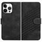 YX0060 Elephant Head Embossed Phone Leather Case with Lanyard, For iPhone 17, For iPhone Air, For iPhone 16 Pro Max