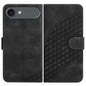 YX0060 Elephant Head Embossed Phone Leather Case with Lanyard, For iPhone 17, For iPhone Air, For iPhone 16 Pro Max