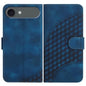 YX0060 Elephant Head Embossed Phone Leather Case with Lanyard, For iPhone 17, For iPhone Air, For iPhone 16 Pro Max
