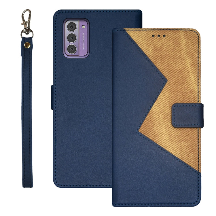 idewei Two-color Splicing Leather Phone Case