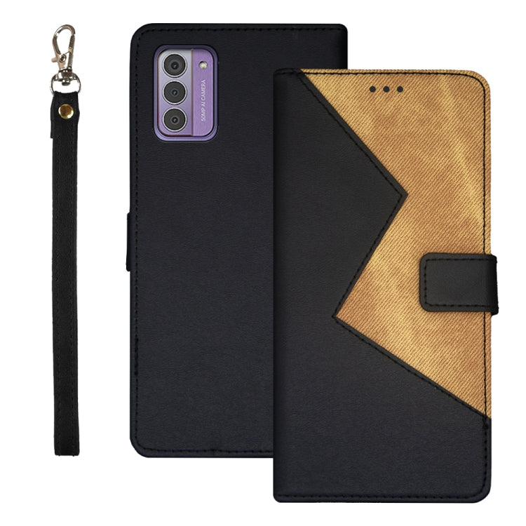 idewei Two-color Splicing Leather Phone Case