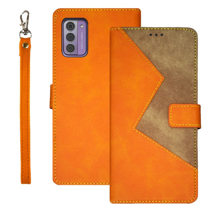 idewei Two-color Splicing Leather Phone Case