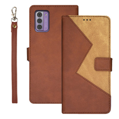 idewei Two-color Splicing Leather Phone Case