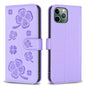 Four-leaf Embossed Leather Phone Case, For iPhone 12 / 12 Pro, For iPhone 12 Pro Max, For iPhone 11 Pro Max, For iPhone 11