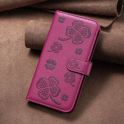 Four-leaf Embossed Leather Phone Case, For iPhone 11 Pro, For iPhone X / XS, For iPhone XR, For iPhone XS Max
