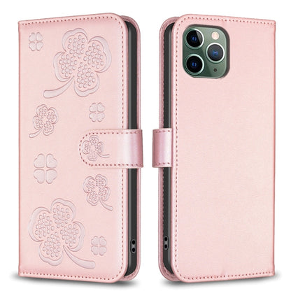 Four-leaf Embossed Leather Phone Case, For iPhone 11 Pro, For iPhone X / XS, For iPhone XR, For iPhone XS Max