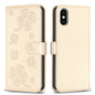 Four-leaf Embossed Leather Phone Case, For iPhone 11 Pro, For iPhone X / XS, For iPhone XR, For iPhone XS Max