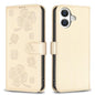 Four-leaf Embossed Leather Phone Case, For iPhone 17 Pro Max, For iPhone 17 Pro, For iPhone 17, For iPhone Air