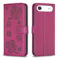 Four-leaf Embossed Leather Phone Case, For iPhone 17 Pro Max, For iPhone 17 Pro, For iPhone 17, For iPhone Air