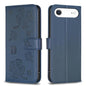 Four-leaf Embossed Leather Phone Case, For iPhone 17 Pro Max, For iPhone 17 Pro, For iPhone 17, For iPhone Air