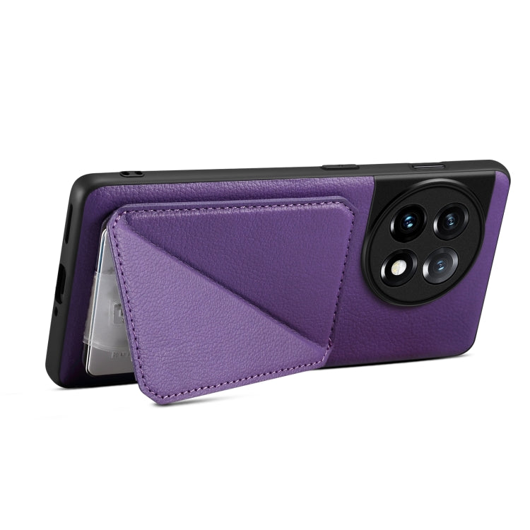 Denior Imitation Calf Leather Back Phone Case with Holder