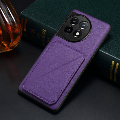 Denior Imitation Calf Leather Back Phone Case with Holder