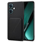 Denior Imitation Calf Leather Back Phone Case with Holder, For OnePlus Nord CE 3 5G / OPPO K11, For OnePlus Ace 2 Pro 5G, For OnePlus Nord CE 3 Lite / N30, For OnePlus Ace 2 V / Nord 3 5G, For OnePlus Ace 2 / 11R 5G, For OnePlus 11 5G