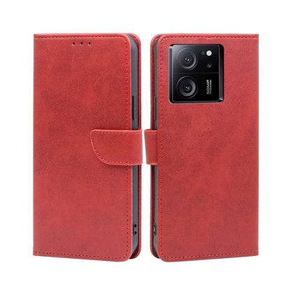 Calf Texture Buckle Flip Leather Phone Case