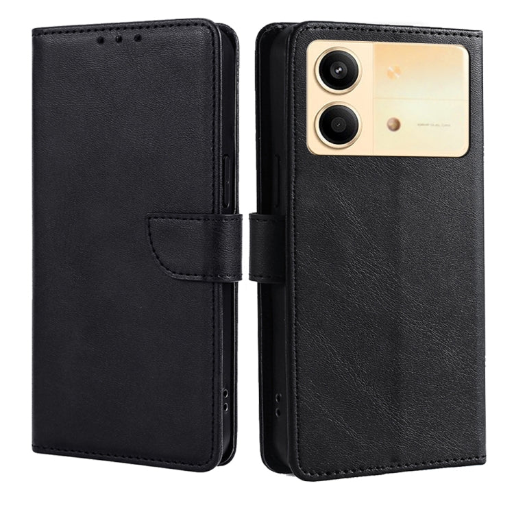 Calf Texture Buckle Flip Leather Phone Case