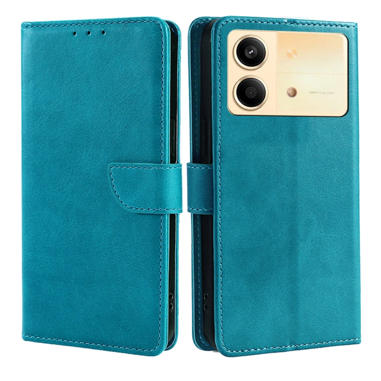 Calf Texture Buckle Flip Leather Phone Case