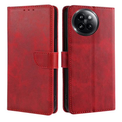 Calf Texture Buckle Flip Leather Phone Case