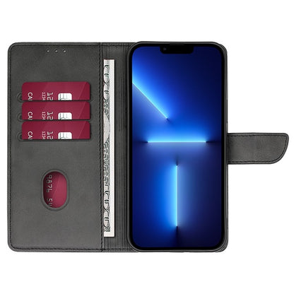 Calf Texture Buckle Flip Leather Phone Case