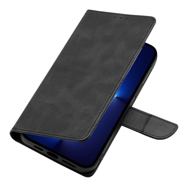 Calf Texture Buckle Flip Leather Phone Case