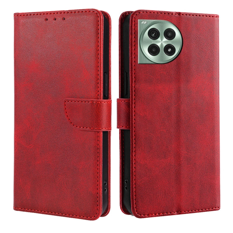 Calf Texture Buckle Flip Leather Phone Case