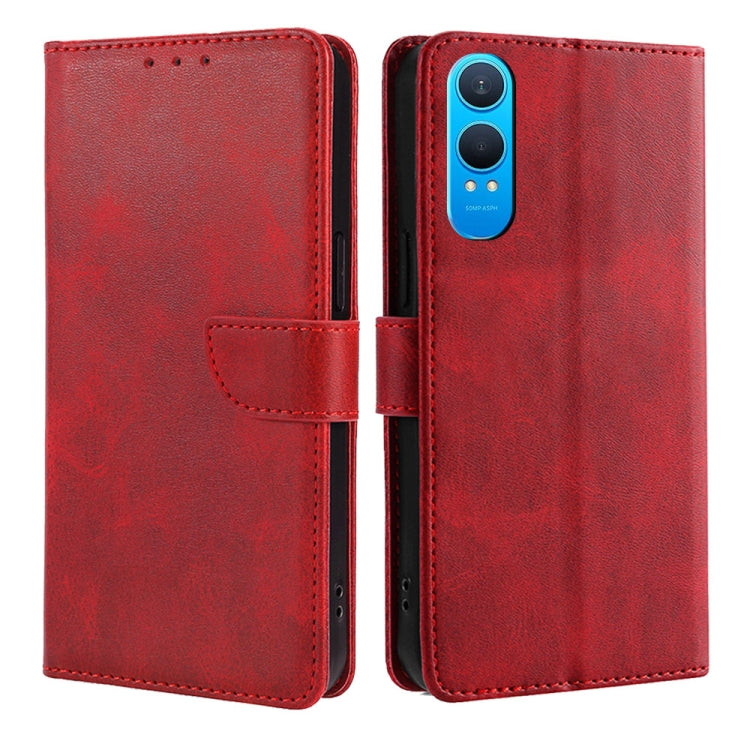 Calf Texture Buckle Flip Leather Phone Case