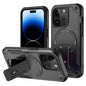 Armor Magsafe Holder PC Hybrid TPU Phone Case, For iPhone 15, For iPhone 14 Plus, For iPhone 14, For iPhone 14 Pro