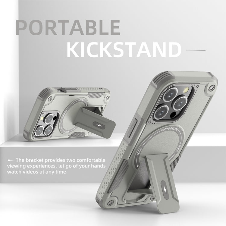 Armor Magsafe Holder PC Hybrid TPU Phone Case