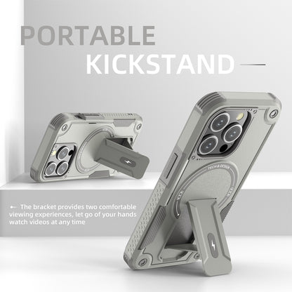 Armor Magsafe Holder PC Hybrid TPU Phone Case