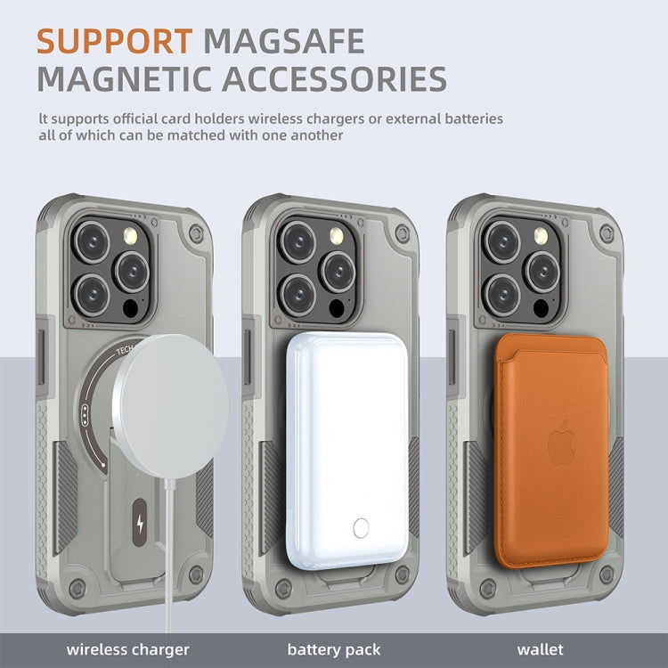 Armor Magsafe Holder PC Hybrid TPU Phone Case