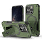 Armor Magsafe Holder PC Hybrid TPU Phone Case, For iPhone 17e / 16e, For iPhone 16 Pro Max, For iPhone 16 Pro, For iPhone 16 Plus