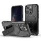 Armor Magsafe Holder PC Hybrid TPU Phone Case, For iPhone 17e / 16e, For iPhone 16 Pro Max, For iPhone 16 Pro, For iPhone 16 Plus