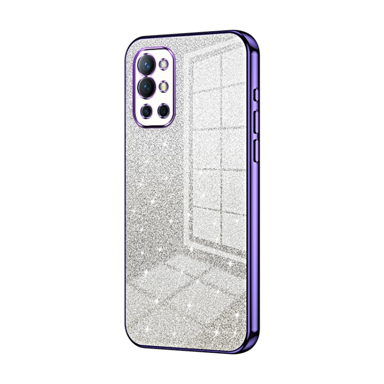 Gradient Glitter Powder Electroplated Phone Case, For OnePlus Nord N20 5G, For OnePlus 9R, For OnePlus 9 Pro