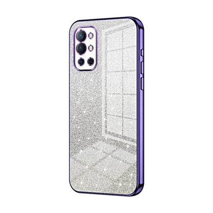 Gradient Glitter Powder Electroplated Phone Case, For OnePlus Nord N20 5G, For OnePlus 9R, For OnePlus 9 Pro